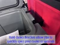 Extreme Metal Products, LLC - Can-Am X3 Storage Rack for Milwaukee Pack Out Boxes and High Performace Cooler - Image 3