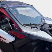Can-Am Maverick X3 Laminated Glass Windshield Magnetic Vents