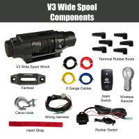 House Brand - VIPER V3 Winch - 6,000lb Wide Spool - Image 3