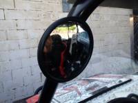 UTV 5-1/2" Rearview Mirror with a 1-5/8 and 1-3/4" Diameter Bracket